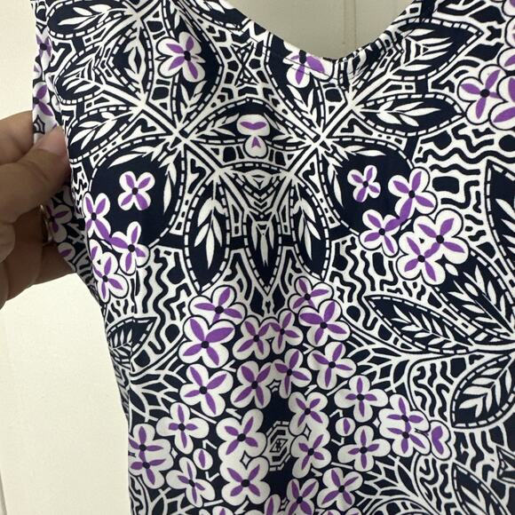 Swimsuits for All Women Swim Dress One Piece Size 8 Floral Swimwear - Picture 3 of 7